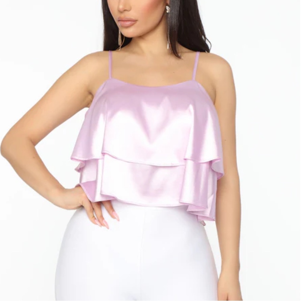 HYFVE Lavender Satin Camisole